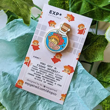 Load image into Gallery viewer, Hungry Fish Girl Spirit Enamel Pin
