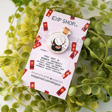 Load image into Gallery viewer, Bottled Happy No Face Money Spirit Enamel Pin