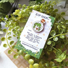 Load image into Gallery viewer, Bottled Chibi Totoro Forest Musical Spirit Enamel Pin