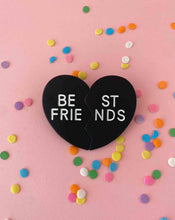 Load image into Gallery viewer, Best Friends Hair Clip • Black and White