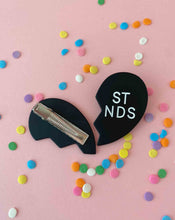 Load image into Gallery viewer, Best Friends Hair Clip • Black and White