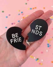 Load image into Gallery viewer, Best Friends Hair Clip • Black and White