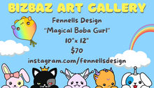 Load image into Gallery viewer, March-April 2024 BizBaz Boba Art Gallery Submissions