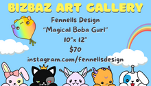 Load image into Gallery viewer, March-April 2024 BizBaz Boba Art Gallery Submissions
