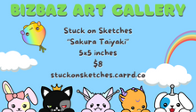 Load image into Gallery viewer, March-April 2024 BizBaz Boba Art Gallery Submissions