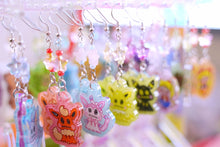 Load image into Gallery viewer, QT Lil Kawaii Creature Acrylic Earrings with Crystal Beads