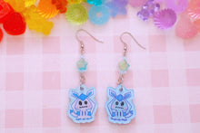 Load image into Gallery viewer, QT Lil Kawaii Creature Acrylic Earrings with Crystal Beads