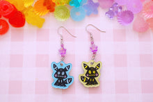 Load image into Gallery viewer, QT Lil Kawaii Creature Acrylic Earrings with Crystal Beads