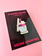 Load image into Gallery viewer, Gnome Baba Yaga Enamel Pin