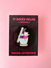 Load image into Gallery viewer, Gnome Baba Yaga Enamel Pin