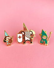 Load image into Gallery viewer, Gnome Paladin Enamel Pin