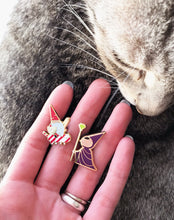 Load image into Gallery viewer, Gnome Knight Santa Enamel Pin