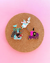 Load image into Gallery viewer, Gnome Spider Rider Enamel Pin