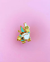 Load image into Gallery viewer, Gnome Scientist Enamel Pin
