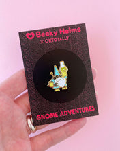 Load image into Gallery viewer, Gnome Scientist Enamel Pin
