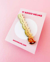 Load image into Gallery viewer, Gold Cat Faces Enamel Pin