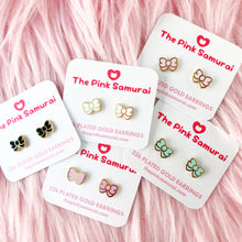 Load image into Gallery viewer, Mini Bow Earrings • 4 Colors