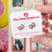 Load image into Gallery viewer, Mini Bow Earrings • 4 Colors