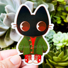 Load image into Gallery viewer, Milo - Black Cat - Vinyl Sticker