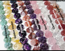 Load image into Gallery viewer, Dog Paw Crystals (Amazonite, Amethyst, Fluorite or Rose Quartz)
