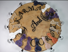 Load image into Gallery viewer, Love Key Crystal (Indigo Fluroite or Quartz) Or Heart-Shaped Rose Quartz!