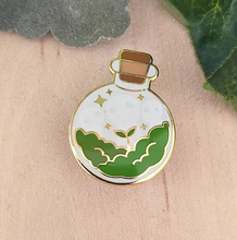 Load image into Gallery viewer, Forest Kodama Bottled Spirit Enamel Pin