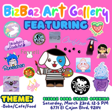 Load image into Gallery viewer, March-April 2024 BizBaz Boba Art Gallery Submissions
