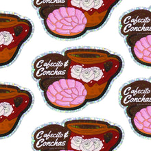 Load image into Gallery viewer, Cafecito & Conchas 3" Sticker