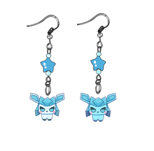 Load image into Gallery viewer, QT Lil Kawaii Creature Acrylic Earrings with Crystal Beads
