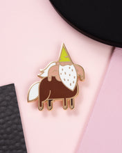 Load image into Gallery viewer, Gnome Centaur Enamel Pin