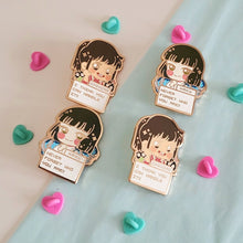 Load image into Gallery viewer, Magical Moments Positivity Enamel Pin Series