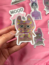 Load image into Gallery viewer, Adopt a cutie sticker: bonnet babes, beanie banes, and more!