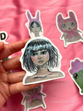 Load image into Gallery viewer, Adopt a cutie sticker: bonnet babes, beanie banes, and more!