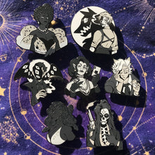 Load image into Gallery viewer, Film Noir Monsters Pins