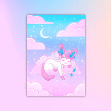 Load image into Gallery viewer, Dreamy Fairy 5x7" Glitter Textured Art Print