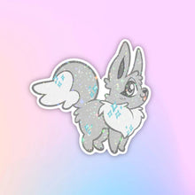 Load image into Gallery viewer, Shiny Woodland Pocket Gremlin or Regular Holo Sparkle Sticker - Cute Sticker - Laptop Decal