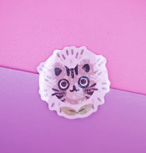 Load image into Gallery viewer, Floral Kitties Holo Sparkle Sticker - Cute Sticker - Laptop Decal