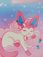 Load image into Gallery viewer, Dreamy Fairy 5x7" Glitter Textured Art Print