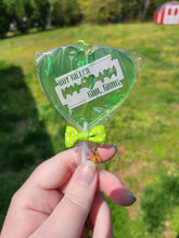 Load image into Gallery viewer, Multi Colors: Razer Blade Heart Lollipop Keychain Girl Gang Boy Killer Pastel Goth Acrylic