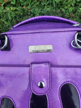 Load image into Gallery viewer, Drippy Coffin Ita Bag Glitter Vinyl Gothic Goth Back Pack