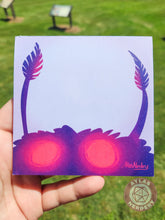 Load image into Gallery viewer, Peeking Mothman Small Notepad - 4in x 4in Non-Sticky Tear-Away Memo Notepad 50 Pages