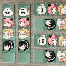 Load image into Gallery viewer, SxF Anime Chibi Bookmark - Anya, Bond, Loid, Yor #B012