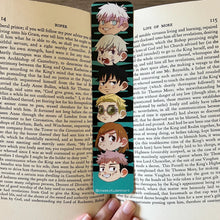 Load image into Gallery viewer, JJK Anime Chibi Bookmark - Gojo, Inumaki, Megumi, Nanami, Nobara, Yuji #B010