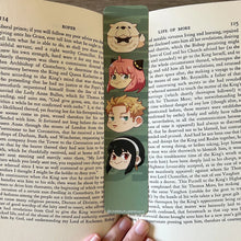 Load image into Gallery viewer, SxF Anime Chibi Bookmark - Anya, Bond, Loid, Yor #B012