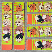 Load image into Gallery viewer, CSM Anime Chibi Bookmark - Aki, Deni, Makima, Pochita, Power #B005