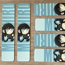Load image into Gallery viewer, DS KNY Anime Chibi Muichan Blueberry Fruit Slayer Bookmark - Tokito #B007