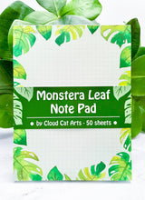 Load image into Gallery viewer, Monstera Leaf - 50 Sheet Notepad