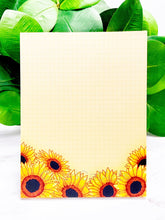 Load image into Gallery viewer, Sunflower Sunshine - 50 Sheet Notepad