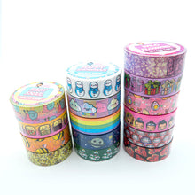 Load image into Gallery viewer, CUTE Kawaii Wash Tape (14 Designs!)
