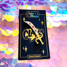 Load image into Gallery viewer, Space Sword Pin - Sailor Uranus